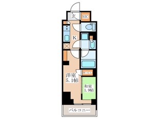 コンフォリア東新宿の物件間取画像